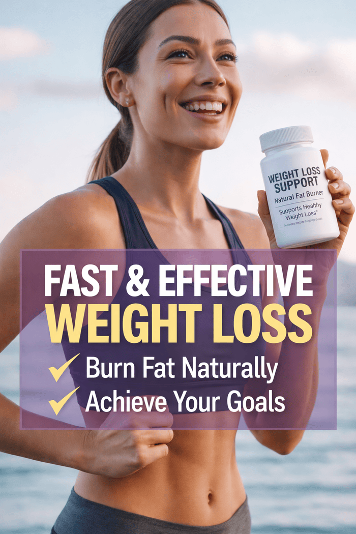 Natural weight loss supplement supporting fat burning, metabolism boosting, appetite control, and healthy weight management